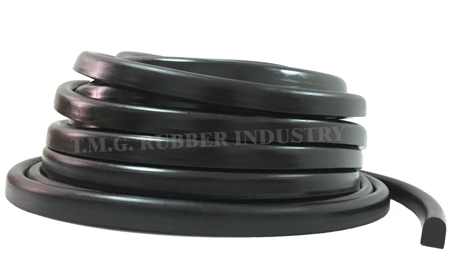 EPDM Rubber D-Profile ( ผลิตตามแบบ Drawing การใช้งานลูกค้า )