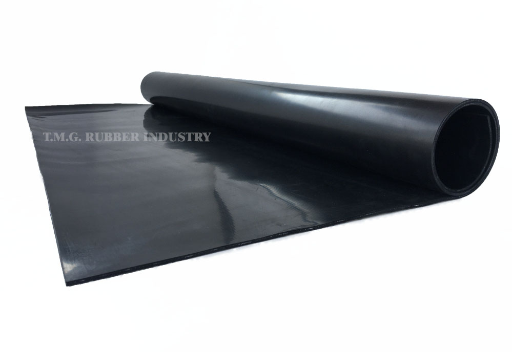 NR Rubber Sheet หรือ แผ่นยาง NR ( เสริมผ้าใบ 1 ชั้น )