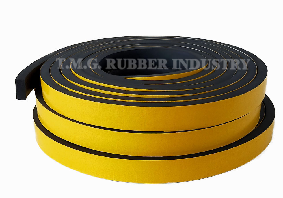 ซีลยางฟองน้ำ EPDM ( ติดกาว 1 ด้าน )