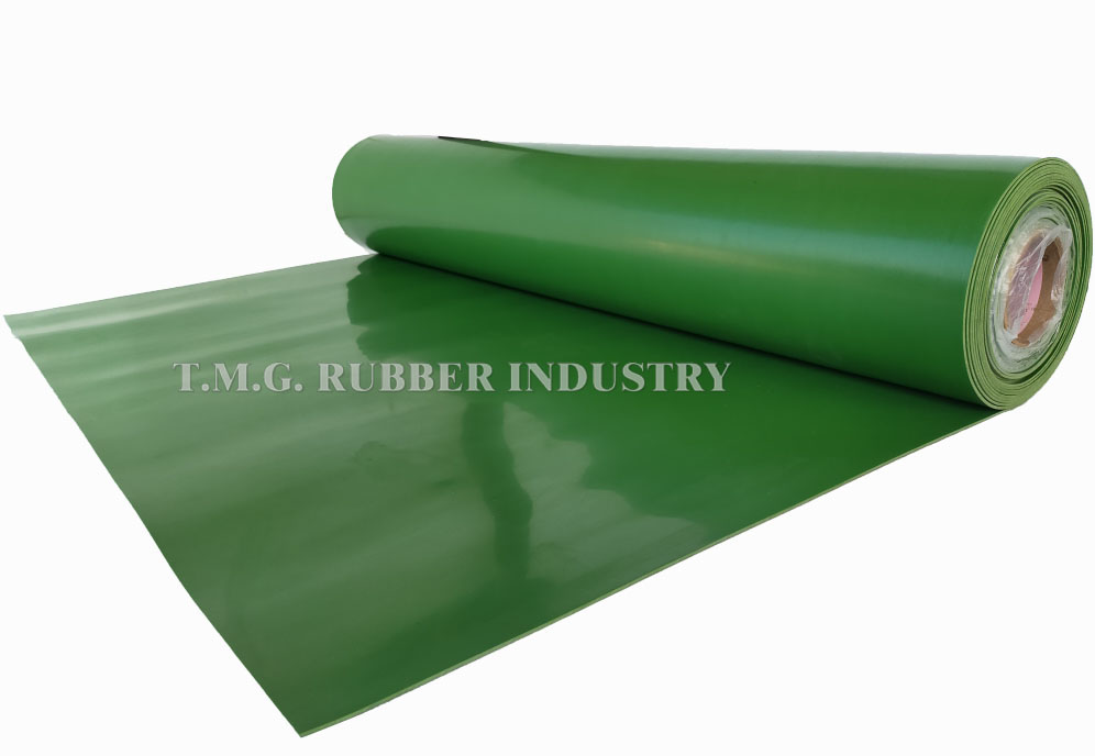 แผ่นยางฉนวนไฟฟ้า สีเขียว (Electrical insulating Rubber) ผลิตภายใต้แบรนด์  Dielector