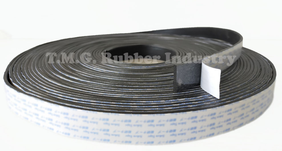 EPDM Rubber Sponge หรือ ซีลยางสี่เหลี่ยมฟองน้ำ EPDM ( ติดกาว 1 ด้าน)