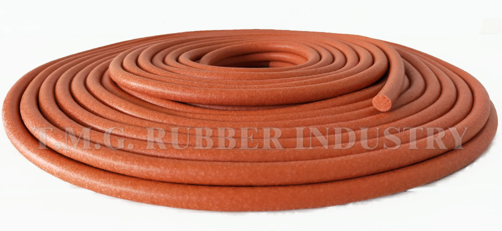 ซีลยาง Silicone ฟองน้ำกลมตัน  หรือ Silicone Sponge Round Cord