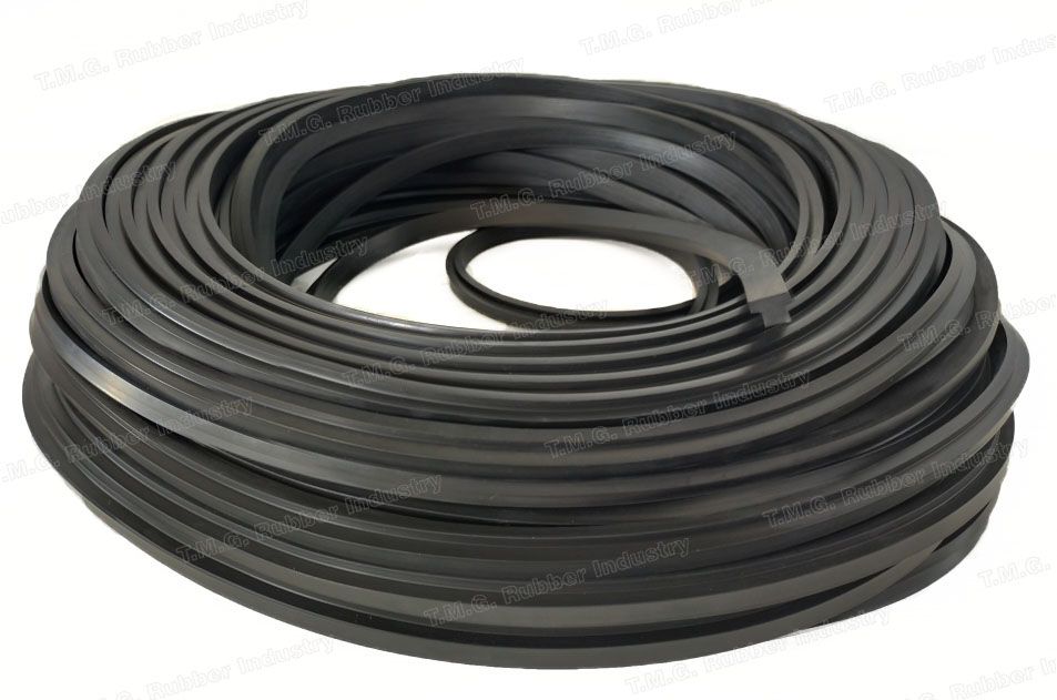 แบบหน้าตัดซีลยาง T-Prefile ( Rubber )