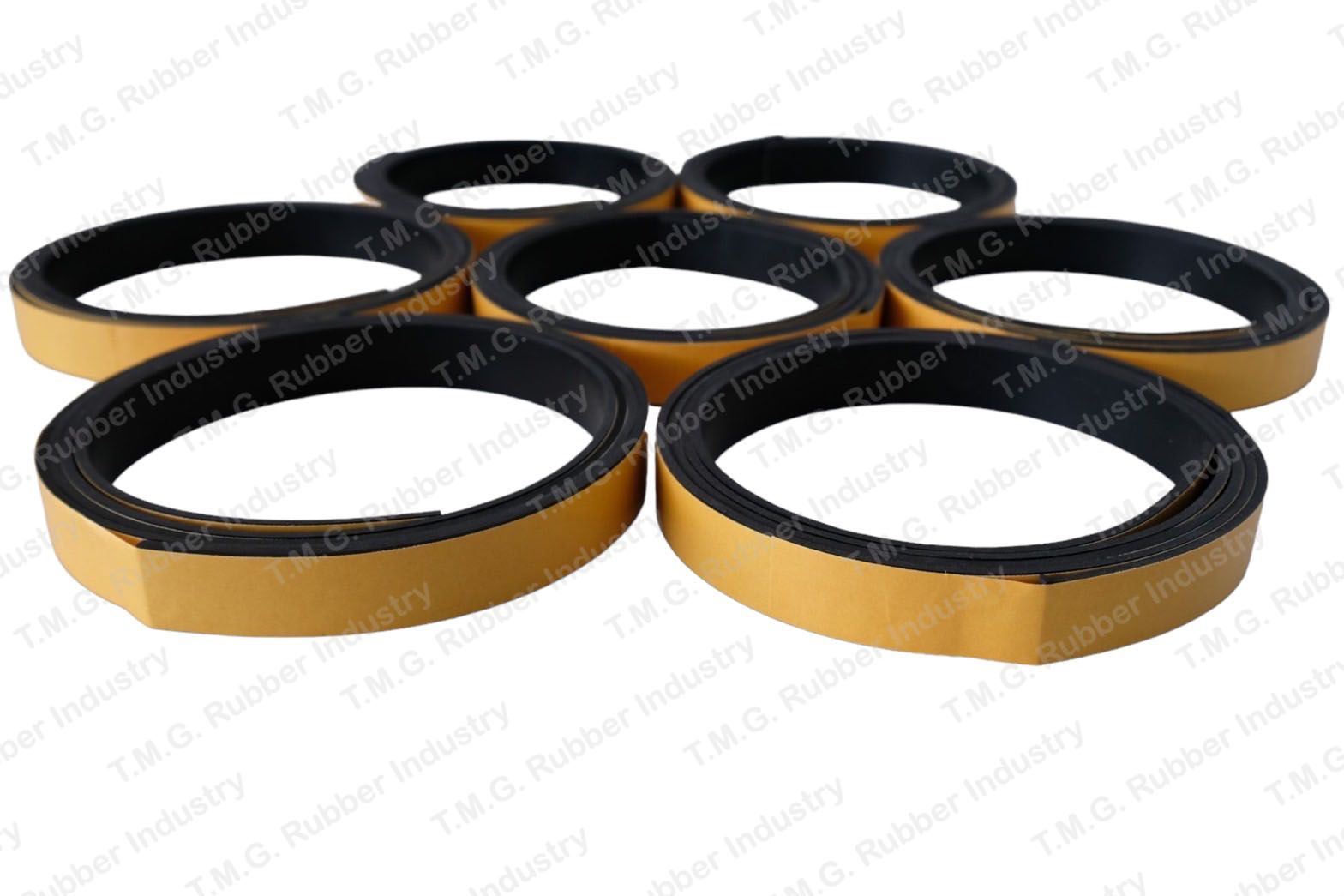 ซีลยาง ( Rubber Strip ) + ติดกาว 1 ด้าน