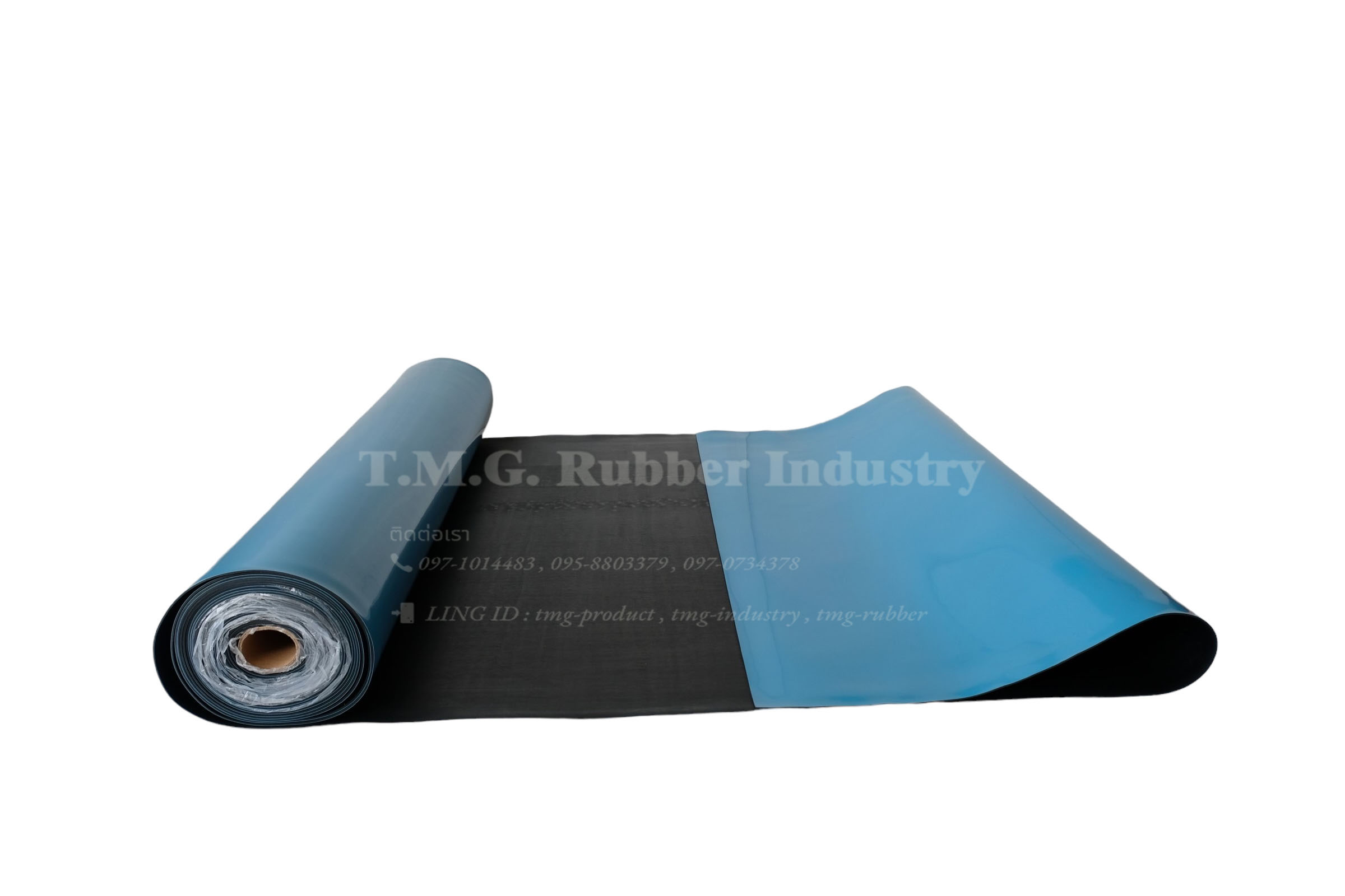 แผ่นยางไฟฟ้าสถิต (ESD) Color : Blue/Black