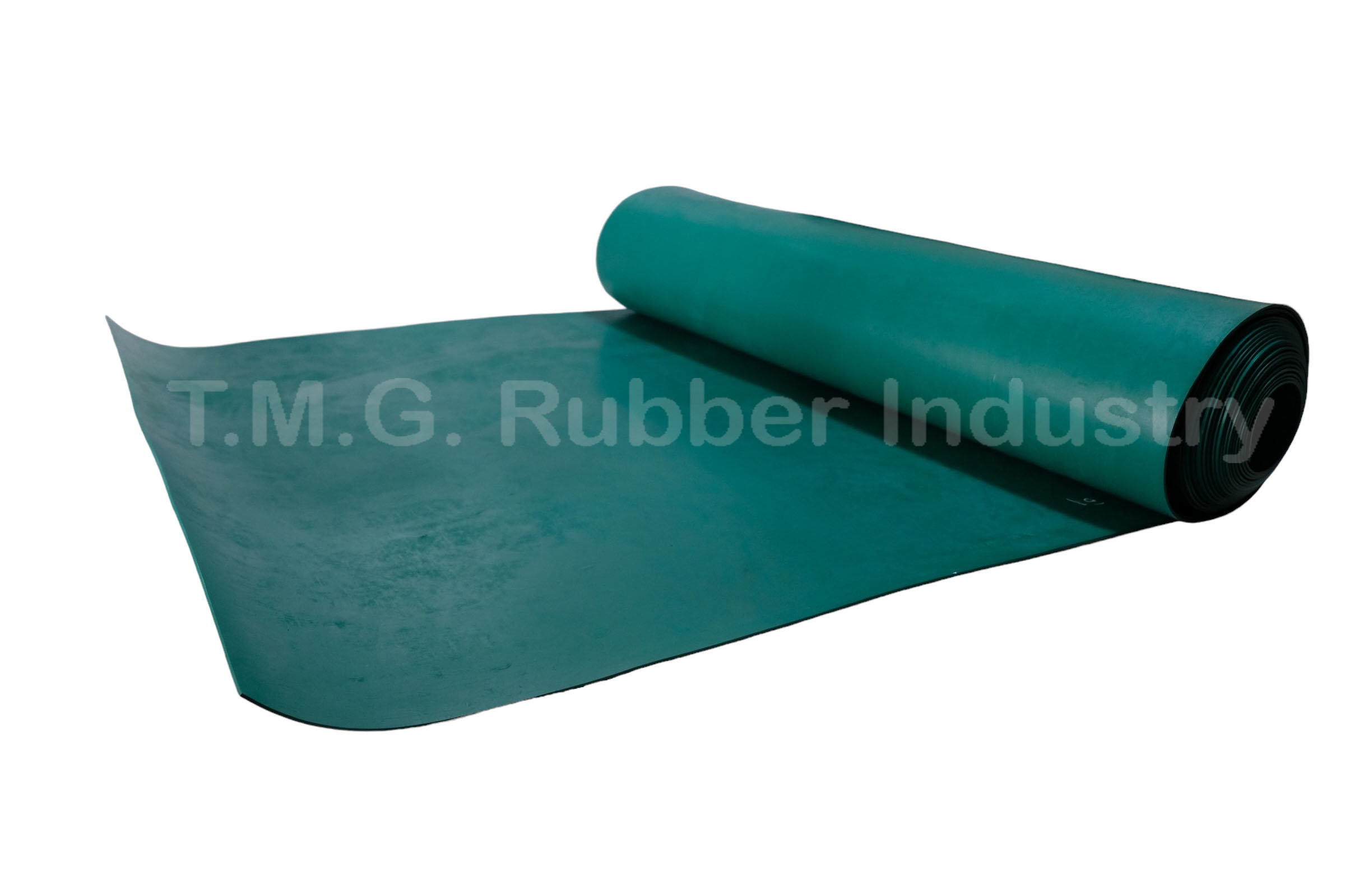 แผ่นยางฉนวนไฟฟ้า สีเขียวเข้ม (Electrical insulating Rubber) ผลิตภายใต้แบรนด์ Dielector