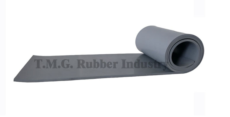 แผ่นยางฉนวนไฟฟ้า สีเทา (Electrical insulating Rubber) ผลิตภายใต้แบรนด์ Dielector